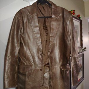 Claiborne Leather Jacket Size 42 Mens
